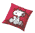 Kissen, Snoopy Scout, ca. 35x35cm, rot, Bezug Baumwolle