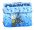 Spardose, Snoopy u. Charly Brown, ca. 8cm, hellblau, m. kleinem Schloss, Metall