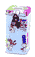 Spardose, Snoopy um die Welt, ca. 15cm, hellblau, m. kleinem Schloss, Metall