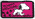 Tuermatte, Snoopy Always Welcome rot, 40x60cm, gummierte Rueckseite, Polyamide